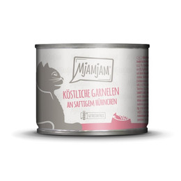 Produktbild von MjAMjAM Premium Nassfutter für Katzen Garnelen & Hühnchen - 6 x 200 g