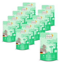 Produktbild von MjAMjAM Premium Nassfutter für Katzen Insekt mit Hühnchen - 12 x 125 g