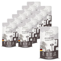 Produktbild von MjAMjAM Premium Nassfutter für Katzen Pferd an Kürbis - 12 x 125 g