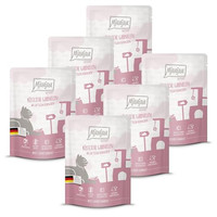 Produktbild von MjAMjAM Premium Nassfutter für Katzen Quetschie Garnelen & Hühnchen - 6 x 300 g