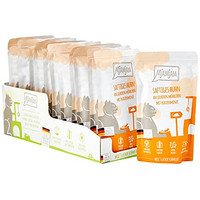 Produktbild von MjAMjAM Premium Nassfutter für Katzen Quetschie saftiges Huhn an Möhrchen - 12 x 125 g