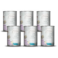 Produktbild von MjAMjAM Premium Nassfutter für Katzen Senior saftiges Hühnchen - 6 x 400 g
