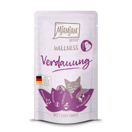 Produktbild von MjAMjAM Premium Nassfutter für Katzen Wellness Verdauung Huhn - 12 x 125 g