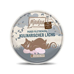 MjAMjAM Premium Nassfutter für Katzen - zartes Lachsfilet - 16 x 80 g – Bild 1 von 2