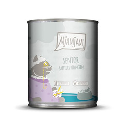 Produktbild von MjAMjAM Premium Nassfutter Katzen Senior saftiges Hühnchen - 6 x 800 g