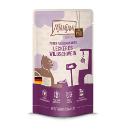 Produktbild von MjAMjAM Premium Nassfutter Katzen Wildschwein pur - 125 g