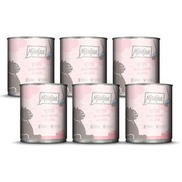 Produktbild von MjAMjAM Premium Nassfutter Kitten saftiges Hühnchen mit Lachsöl - 6 x 800 g