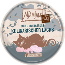 Produktbild von MjAMjAM Purer Filetgenuss kulinarischer Lachs - 8 x 80 g