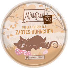 Produktbild von MjAMjAM Purer Filetgenuss zartes Hühnchen - 16 x 80 g