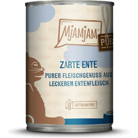Produktbild von MJAMJAM Purer Fleischgenuss Katzennassfutter Ente - 12 x 400 g