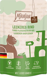 Produktbild von MjAMjAM purer Fleischgenuss Rind pur - 12 x 125 g
