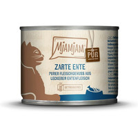 Produktbild von MJAMJAM Purer Fleischgenuss zarte Ente Katzennassfutter - 12 x 200 g