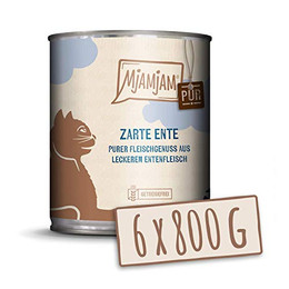 Produktbild von MjAMjAM purer Fleischgenuss zarte Ente pur Katzen Nassfutter - 6 x 800 g