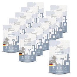 Produktbild von MjAMjAM Quetschie Katzen Nassfutter delikates Huhn an gedämpftem Kürbis - 12 x 125 g