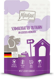 Produktbild von MjAMjAM - Quetschie Mahlzeit 125g MjAMjAM Hund Sparpaket 24x125g Truthahn mit Möhren