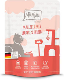 Produktbild von MjAMjAM Quetschie Mahlzeit mit leckeren Herzen - 6 x 300 g