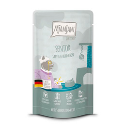 Produktbild von MjAMjAM Quetschie Senior saftiges Hühnchen - 12 x 125 g