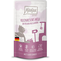 Produktbild von MjAMjAM Quetschies Wild+Preiselb Katze - 24 x 125 g