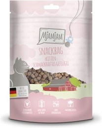Produktbild von MjAMjAM Snackbag Kitten Geflügel - 8 x 125 g