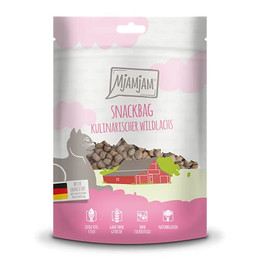 Produktbild von MjAMjAM Snackbag kulinarischer Wildlachs Katzensnack - 125 g