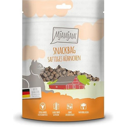 Produktbild von MjAMjAM Snackbag saftiges Hühnchen Katzensnack - 125 g