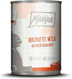Produktbild von MjAMjAM Sparpaket 12 x  400g Wild+Apfel Cat
