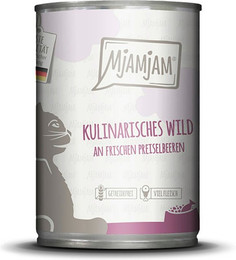 Produktbild von MjAMjAM Sparpaket 12 x  400g Wild+Preiselbeeren Cat