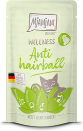 Produktbild von MjAMjAM – Wellness 125g MjAMjAM Katze 12x125g Wellness AntiHairball Huhn