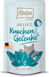 Produktbild von MjAMjAM – Wellness 125g MjAMjAM Katze 12x125g Wellness Knochen und Gelenke Huhn