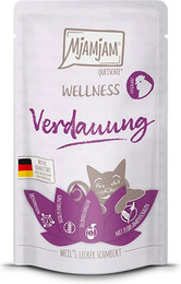 Produktbild von MjAMjAM – Wellness 125g MjAMjAM Katze 12x125g Wellness Verdauung Huhn