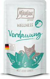 Produktbild von MjAMjAM – Wellness 125g MjAMjAM Katze 12x125g Wellness Verdauung Rind