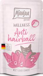 Produktbild von MjAMjAM Wellness Nassfutter Anti Hairball Rind - 12 x 125 g