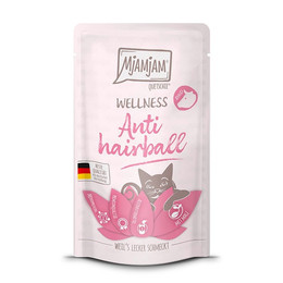 Produktbild von MjAMjAM Wellness Nassfutter Anti Hairball Rind - 12 x 125 g