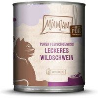 Produktbild von MjAMjAM Wildschwein pur Katzenfutter - 12 x 800 g