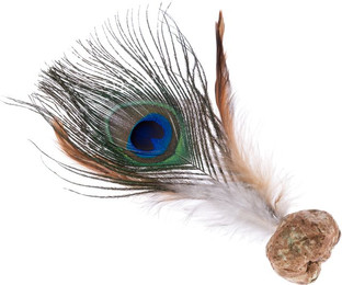 Produktbild von Modern Living Katzenspielzeug Kathmandu mit Pfauenfeder - 1 Stück