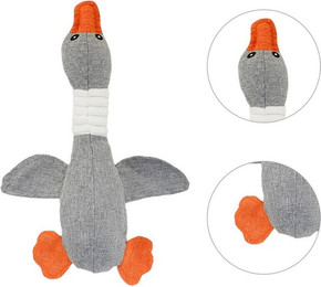 Produktbild von MODFU Tierkuscheltier Haustierspielzeug Quietschspielzeug Kauspielzeug Hundespielzeug, mit Quietschfunktion Zahnpflege Beschäftigungsspielzeug Spielspaß (1-tlg) 32cm Kuscheliges Kauspielzeug für Welpen kleine und mittelgroße Hunde