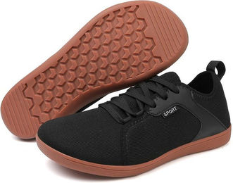 Produktbild von Modische, breitere Unisex-Schuhe aus atmungsaktivem Mesh für Herren, Barfußschuhe mit breiter Spitze, neue Flats, weiche Sohle ohne Sprengung, breitere Zehenpartie, große Größe 36