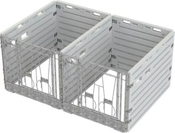 Produktbild von Modulare, selbsttragende Doppelbucht-Kälberbox Kerbl