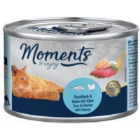 Produktbild von MOMENTS Adult Thunfisch und Huhn mit Käse - 12 x 140 g