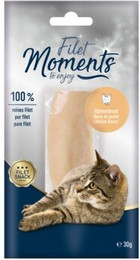 Produktbild von MOMENTS Filet Snack Huhn - 10 x 30 g