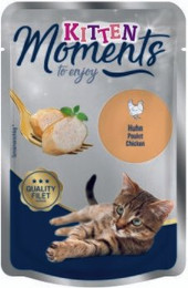 Produktbild von MOMENTS Kitten Huhn Filet - 12 x 70 g