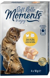 Produktbild von MOMENTS Soft Rolls 6x4x10g Huhn und Käse