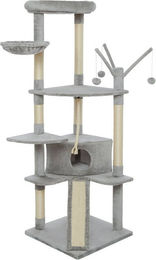 Mondeer Kratzbaum Katzenbaum mit Kratzsisal 167 cm – Bild 1 von 5