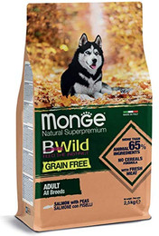 Produktbild von Monge BWILD Adult Lachs & Erbsen Trockenfutter für Hunde - 12 kg