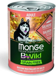 Produktbild von MONGE BWild grain free mit Lachs 400g