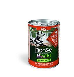 Produktbild von MONGE BWild grain free mit Truthahn 400g