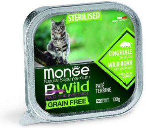Produktbild von Monge BWild Sterilised mit Wildschwein - 100 g