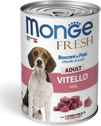 Produktbild von MONGE Fresh Dog mit Kalbfleisch - 400 g