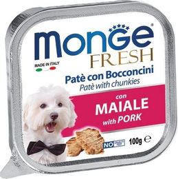 Produktbild von Monge Fresh Dog Pastete mit Schweinefleisch - 100 g