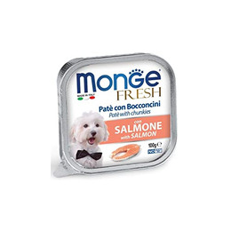 Produktbild von Monge Fresh Paté und Bocconcini mit Lachs - 100 g